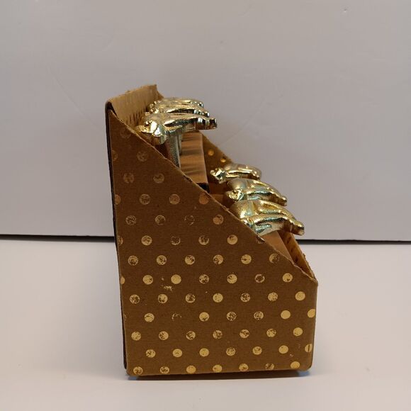 Casa Decor Home Design Concepts Set Of 6 Golden Monkey Drawer Knobs New - Picture 4 of 8